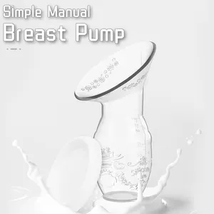 BPA الحرة بسيطة الرضاعة الطبيعية دليل سيليكون مضخة الثدي لينة