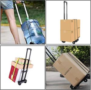 Tianyu t819n bốn bánh xe nhỏ gọn Telescopic xử lý gấp xách tay Trọng lượng nhẹ mua sắm hành lý xe đẩy tay giỏ hàng - Product Image 5