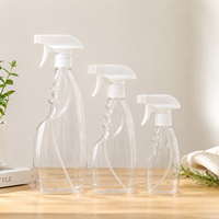 Bouteille de nettoyage PET de haute qualité de 500 ml avec pulvérisateur à gâchette professionnel de 28 mm