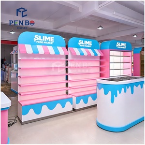 Exhibidores Personalizados con Logotipo para Tiendas de Dulces, Venta al por Mayor y Menor, Vitrinas para Regalos, Diseño Interior de Boutique y Kiosco - Product Image 1