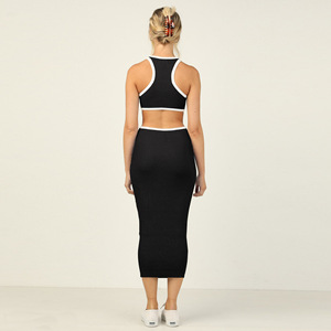 King Mcgreen Star nouvelles femmes sans manches robe d'été serrée tenues <span class=keywords><strong>de</strong></span> <span class=keywords><strong>fête</strong></span> décontractées Y2K évider dos nu robe à col rond - Product Image 6