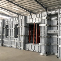 HUAJIAN Coffrage mural en alliage d'aluminium économique, haute résistance et réutilisable pour outils de construction