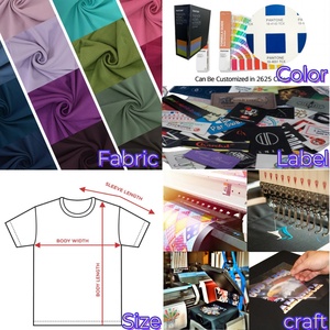 Camiseta de ropa YINCH Customr cuello redondo 260g 100% algodón camiseta de hombre de alta calidad hombro caído camisetas en blanco Anime Cos - Product Image 3