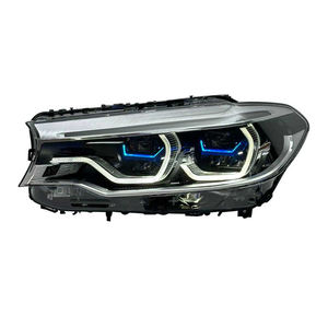 Faro a Doppio Colore SJC per BMW Serie 5 F90 G30 G38 2018-2020, Modificato con DRL Giallo e Bianco, Fari Abbaglianti e Anabbaglianti - Product Image 4