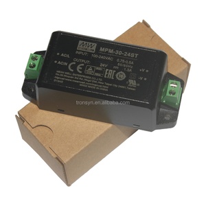 Fuente de Alimentación Médica de Alta Confiabilidad de 30W, Autorizada por Meanwell, MPM-30-15 15V 2A, Fuente de Alimentación Conmutada Verde Médica Encapsulada - Product Image 1