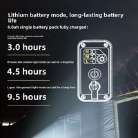 Lampe d'outillage haute intensité en alliage d'aluminium Dongcheng DCWL20Z à ventouse pour le travail du bois et la construction, fabriquée en Chine