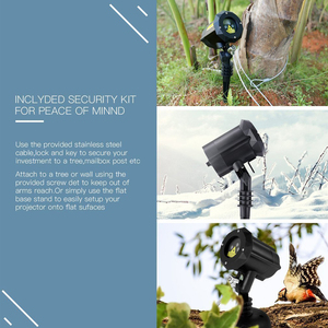 Projecteur led en forme d'étoile mobile rvb, lumière de <span class=keywords><strong>douche</strong></span> <span class=keywords><strong>spot</strong></span> de décoration de noël en plein air 2022 - Product Image 4