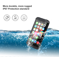 IP65 pantalla táctil de 5,5 pulgadas Android 13 Terminal de mano colector de datos 1D 2D escáner de código de barras Pda Industrial resistente para almacén