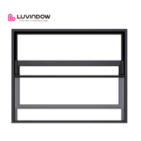 Ventanas corredizas de un solo colgado modernas Puerta de gran Venta barata Win Russia Personalizada Diferentes colores para apartamento Villa Almacén