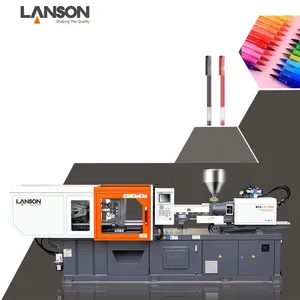 LANSON-máquina de moldeo por inyección completamente automática, bolígrafo de punta redonda, máquina de moldeo por inyección de plástico para bolígrafo