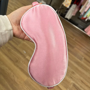 Antifaz de satén suave con correa elástica para dormir, regalo de moda al por mayor, antifaz para ojos, para viajes, con logotipo personalizado - Product Image 3