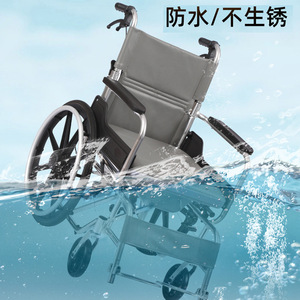 Fauteuil roulant manuel Ome à grandes roues, pliable, anti-basculement, pour personnes âgées - Product Image 4