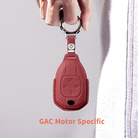 Housse de clé de voiture en cuir résistante aux chocs et à l'usure pour GAC Motor GS8 Legend GS3 Shadow et ES9, porte-clés de voiture, étui pour clé