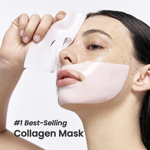 Atacado 37g Rosto Cuidados Com A Pele Folha Máscara Poro Minimizando Refirmamento Deep Collagen Power Boosting Máscara - Product Image 4