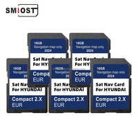 SMIOST CID sistem navigasi mobil Navigator Sat Nav kartu peta SD GPS untuk Hyundai 2.X Tucson Santa Fe i20