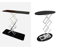 Table pop-up personnalisée avec logo imprimé, comptoir promotionnel pliable portable, housse de table en spandex pour salon professionnel, événement, exposition