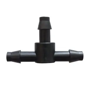 Günstige Kunststoff Micro Drip Bewässerungs system Rohr verschraubungen 4/7MM PVC Micro Hose Barbed Tube Connector