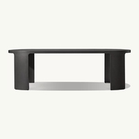 Ensemble de salle à manger extérieur moderne en aluminium avec coussins imperméables, table et chaises design pour hôtels, mobilier de jardin de luxe