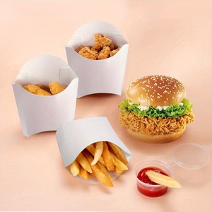 Boîte en papier pour restauration rapide, conteneur pour hot-dogs, tartes, poulet, en-cas, plateau <span class=keywords><strong>d</strong></span>'emballage à emporter, frites - Product Image 1