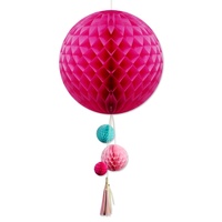 लटकन टिशू पेपर छत्ते गेंद गुलाब गुलाबी बड़ा आकार 16 "12" 8 इंच फांसी pompom छत्ते गेंद के लिए कमरे पार्टी सजावट
