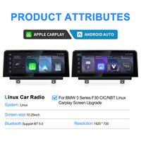 Estéreo para Auto Navihua para BMW E90 F30 E60 F10 E87 F20 F22 F23 F07 F01, Unidad Principal con Pantalla Táctil, CarPlay, Android Auto, GPS, Sistema Linux