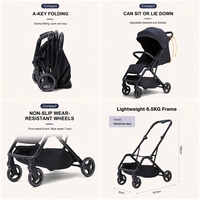 Haute qualité 3-en-1 voyage Compact multifonctionnel bébé landau poussette métal Kinderwagen et Poussette