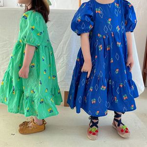 Ropa de Verano y Primavera 2022 para Niñas, Vestidos con Estampado de Frutas, Vestidos Dulces de Manga Corta, Falda para Bebés - Product Image 1