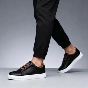 Chaussures de Skateboard Basses à Lacets pour Hommes, Couleur Unie, Tendance, Confortables, Antidérapantes et Durables, Idéales pour le Printemps - Vente en Gros - Product Image 6