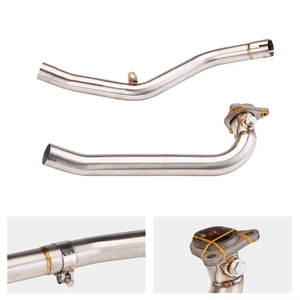 Tubo de escape de motocicleta Slip-On para NC700X NC700S NC750X NC750S <span class=keywords><strong>NC</strong></span> <span class=keywords><strong>750</strong></span> DCT 2012 - 2020, tubo de conexión delantero central - Product Image 5