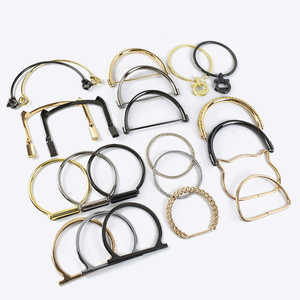 Meetee KY2131 BF374 BD371 etc. – Poignée <span class=keywords><strong>de</strong></span> <span class=keywords><strong>sac</strong></span> en alliage, accessoires <span class=keywords><strong>de</strong></span> couture pour sacs à main, cadre <span class=keywords><strong>de</strong></span> portefeuille simple et exquis fait main - Product Image 1