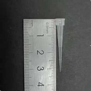 Puntas de pipeta de baja retención para laboratorio de laboratorio, Dnase Rnase sin plástico estéril, 96 pozo raced, 10ul