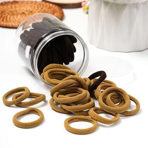 50 pezzi per bambini piccoli elastici per capelli multicolori e piccoli elastici per capelli senza cuciture cravatte per capelli senza danni 4mm per bambini - Product Image 2