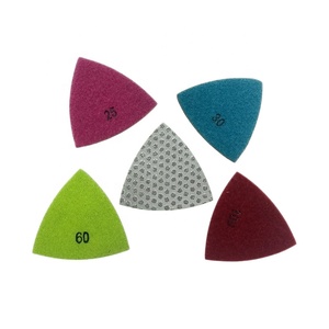 <span class=keywords><strong>3</strong></span> Zoll Granit Marmor Dreieck Hakens ch laufe gelötete Schleif polier pads - Product Image 6