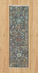 Noué à la main beau tapis salon salle de bain maison en gros haute qualité Vintage révolution laine tapis tapis ensemble - Product Image 2