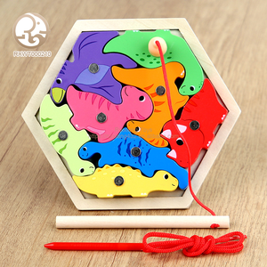 Nouveaux Blocs de Construction Créatifs Hexagonaux <span class=keywords><strong>2026</strong></span> – Puzzle 3D de Dessins Animés pour l'Éveil et l'Éducation Précoce – Jouets Éducatifs - Product Image 1