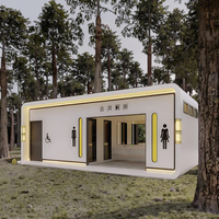Toilettes portables de conception moderne, écologiques, en acier blanc, nouvelle conception, toilettes mobiles pour activités de plein air, YONGHONG