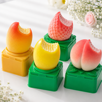 Vente en gros de sucettes glacées 3D en forme de fruits, saveurs mélangées mangue, pêche, fraise, raisin, vente en gros de glaces