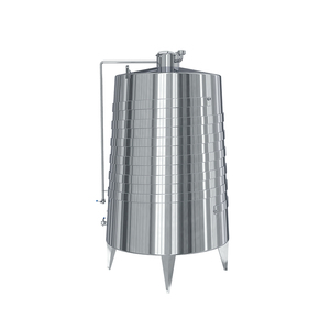 Tanques de Fermentación de Vino Pequeños de Acero Inoxidable con Camisas de Enfriamiento y Manómetros - Product Image 6