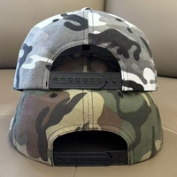 Casquettes Snapback Camouflage Personnalisées avec Broderie, Casquette de Baseball Camo Personnalisée 6 Panneaux 3D en Relief, Vente en Gros