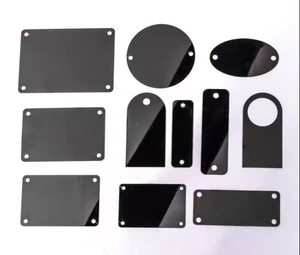 Tùy chỉnh bảng hiệu nhôm Anodized hiện đại, bảng tên đúc, nhãn kim loại trống <span class=keywords><strong>in</strong></span> màn hình - Product Image 1