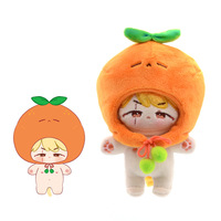 SAKURA MING poupées en peluche de dessin animé personnalisé de 10cm avec remplissage en coton PP Design habillé unique Logo personnalisé et unisexe