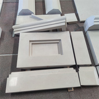 PAIA STONE Moleanos Beige Limestone Polished Limestone Exterior Door Frame Lines Niche Marble Molding Villa Hotel Project