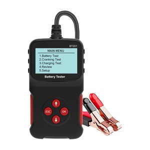Probador de Baterías de Auto BT201 12V con Pantalla LCD, Detector de Baterías CCA <span class=keywords><strong>AGM</strong></span>, Herramienta de Diagnóstico de Salud de Baterías Portátil, Garantía de 12 Meses - Product Image 2