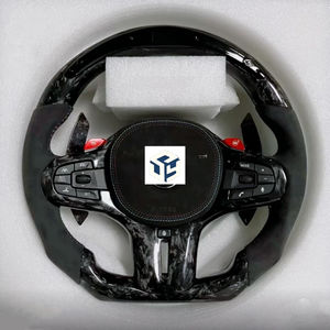 <span class=keywords><strong>Volante</strong></span> de cuero perforado LED de fibra de carbono de alta forja <span class=keywords><strong>M</strong></span> rendimiento para <span class=keywords><strong>BMW</strong></span> <span class=keywords><strong>E90</strong></span> E92 E93 <span class=keywords><strong>volante</strong></span> de coche - Product Image 3