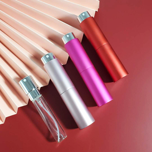 8ml 10ml 15ml 20ml Empty Round Aluminum Cologne 20ml 8ml <strong>Refillable</strong> Twist Travel <strong>Perfume</strong> <strong>Atomiser</strong> - Product Image 3