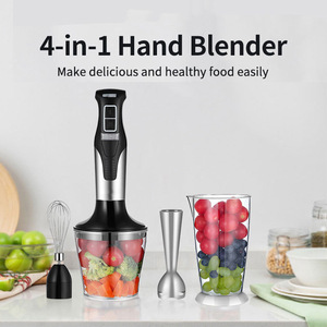 Electric 4 In 1 Food Processor Blender <b>Meat</b> <b>Grinder</b> Egg Beater Baby Food Maker Portable Single Speed Black Plastic - Product Image 4