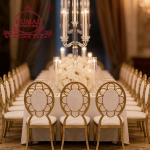 Le mariage de restaurant de cadre d'acier inoxydable préside des événements modernes - Product Image 4