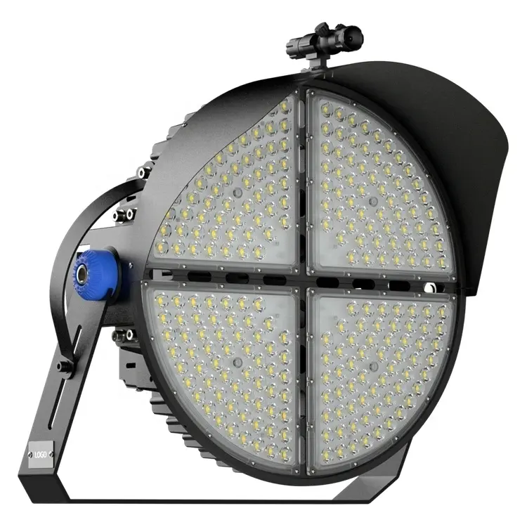 Lumière ronde industrielle de stade de la catégorie LED 600W 1000W IP66 150Lm/W AC100-277V 0-10V Dim IK08 pour la lumière extérieure de sport de l'usage LED