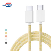 2023 nouveau pour iPhone15 câble C à C câble tressé USB-C à USB-C 60W charge rapide pour iPhone15 câble type-c à type-c câble