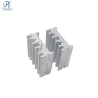 Fabricant de Shenzhen, dissipateur thermique extrudé en aluminium de série 6000, alliage 6063, sur mesure, pour CPU LED, pliage et découpe, marque FUYING